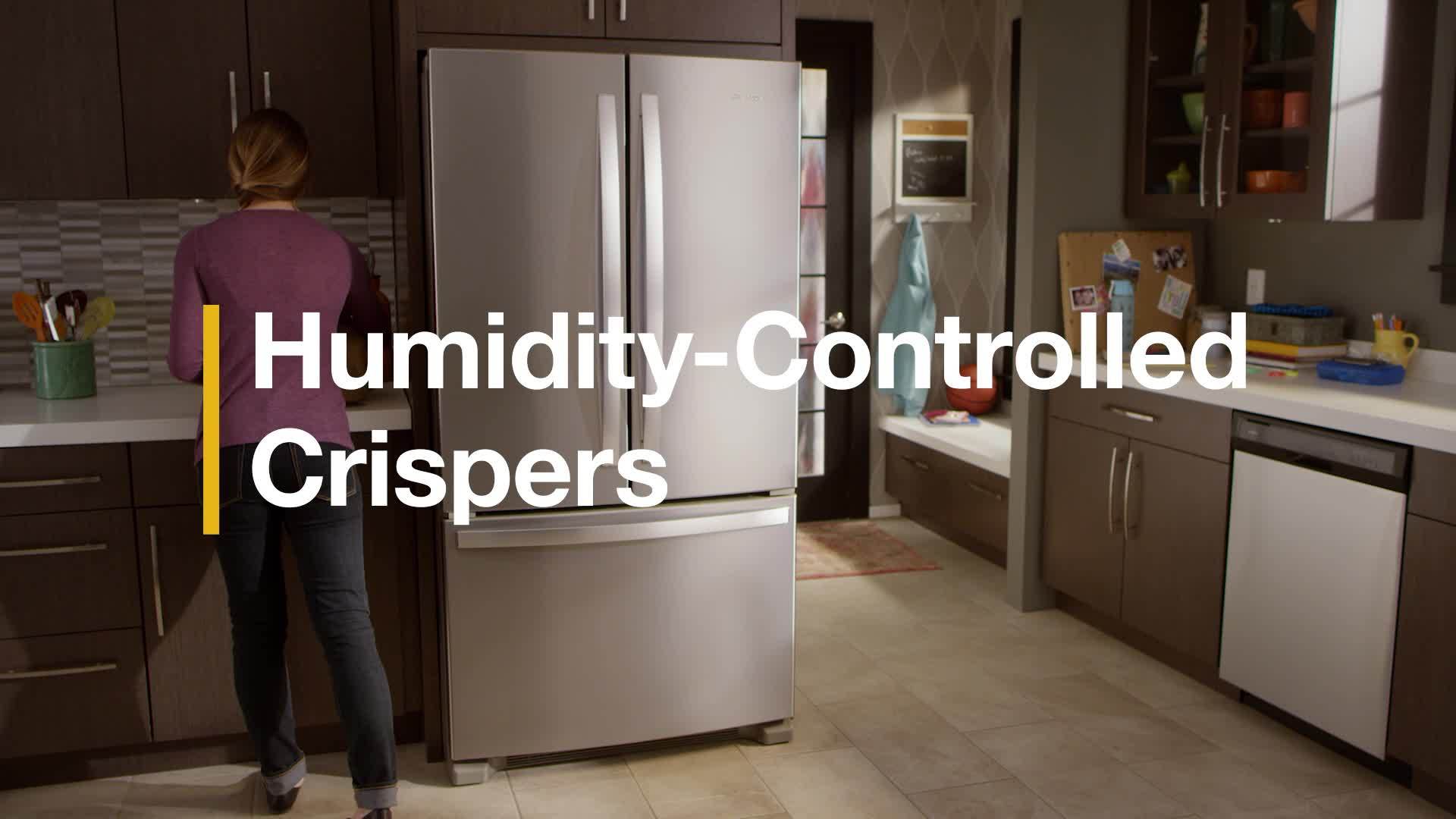 Humidity-controlled crispers