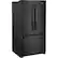 Angle. Whirlpool - 25.2 Cu. Ft. French Door Refrigerator - Black.