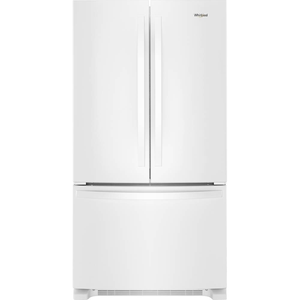 Whirlpool - 25.2 Cu. Ft. French Door Refrigerator - White
