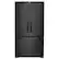 Front. Whirlpool - 20 cu. ft. French Door Refrigerator with Counter Depth Design - Black.