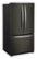 Angle Zoom. Whirlpool - 20 cu. ft. French Door Refrigerator with Counter Depth Design - Black Stainless Steel.