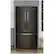 Alt View 13. Whirlpool - 20 cu. ft. French Door Refrigerator with Counter Depth Design - Black stainless steel.