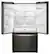 Left. Whirlpool - 20 cu. ft. French Door Refrigerator with Counter Depth Design - Black stainless steel.