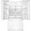 Left. Whirlpool - 20 cu. ft. French Door Refrigerator with Counter Depth Design - White.