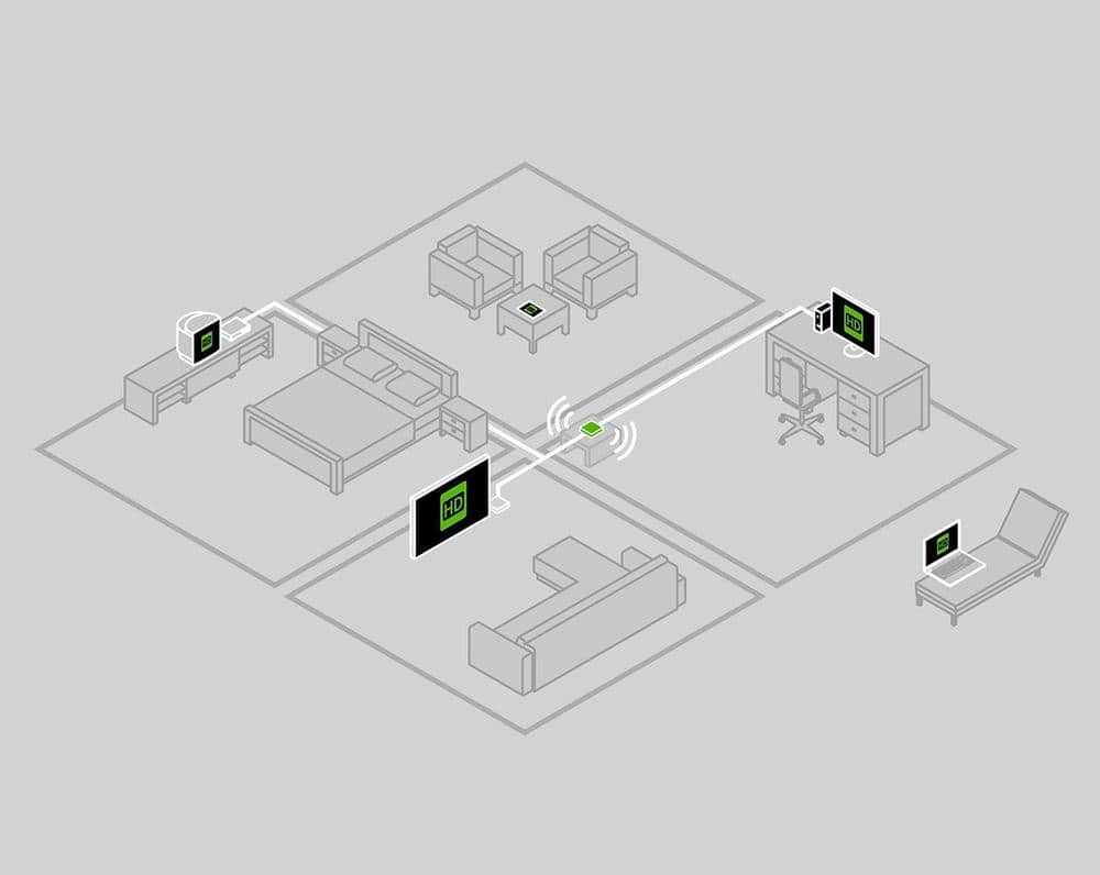 Alt View 14. HDHomeRun - CONNECT DUO Tuner FREE Live OTA TV - Black.
