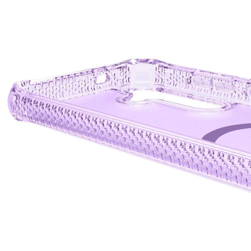 Alt View 6. Itskins - Hybrid_R Vapor MagSafe Case for Samsung Galaxy S25 - Purple.