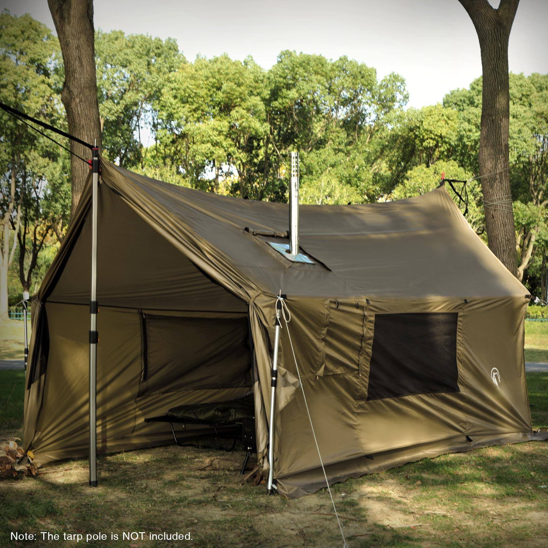 Note: The tarp pole is NOT included.