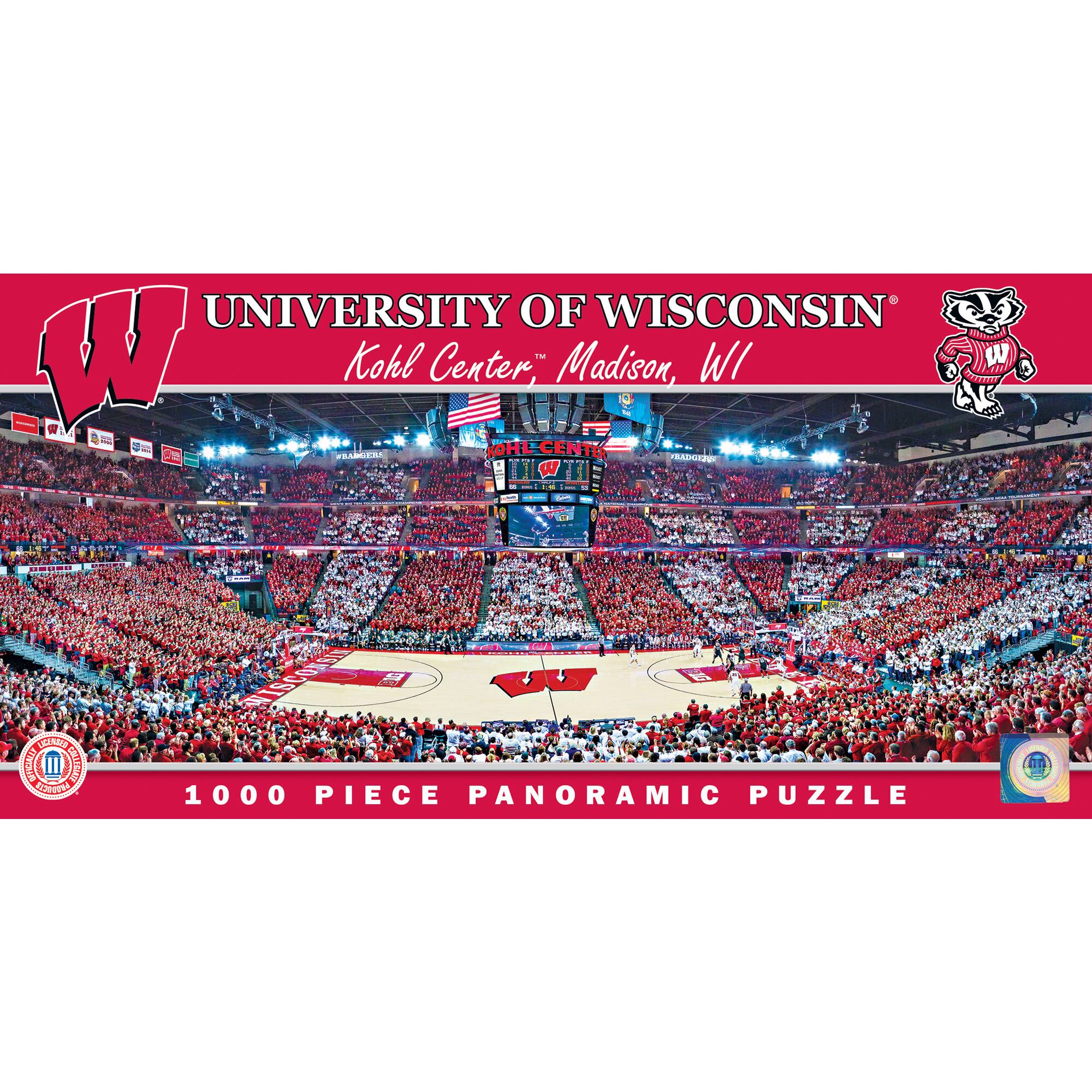 UNIVERSITY OF WISCONSIN  
Kohl Center, Madison, WI  

1000 PIECE PANORAMIC PUZZLE