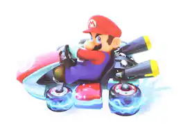 Just Funky - Mario Kart 4-Inch Auto Magnet - Multi-Color
