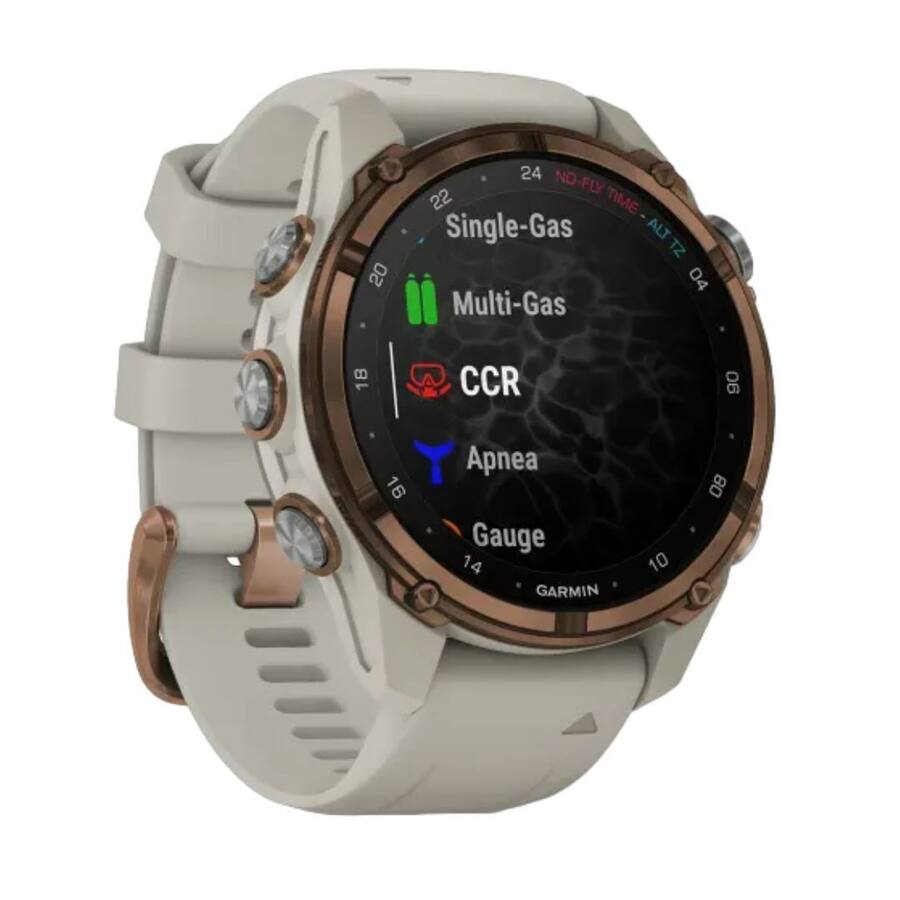Garmin Descent Mk3i Watch Style Dive Computer, 43mm, Bronze