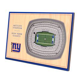 YouTheFan - New York Giants 14'' x 10.5'' 3D StadiumViews Desktop Display - Brown