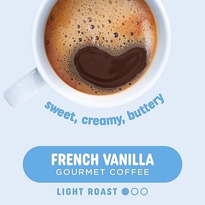 sweet, creamy, buttery  
FRENCH VANILLA  
GOURMET COFFEE  
LIGHT ROAST
