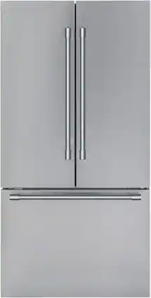 Thermador - Professional 20.8 cu. Ft. French Door Bottom Freezer Counter-Depth Smart Refrigerator with ThermaFresh - Stainless Steel