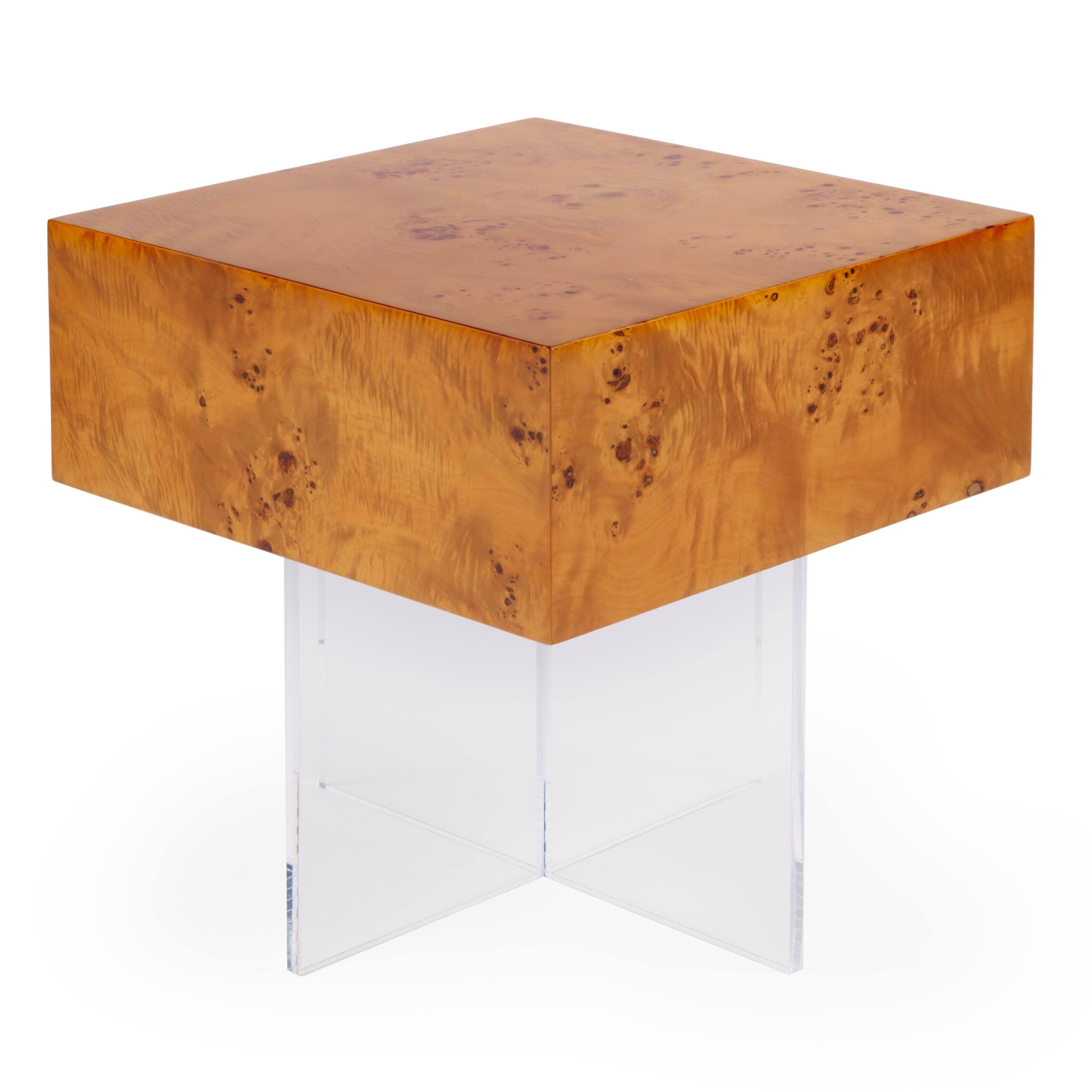 Alt View 2. Butler Specialty - Corsica 20 in. W Square Acrylic Side Table - Clear.