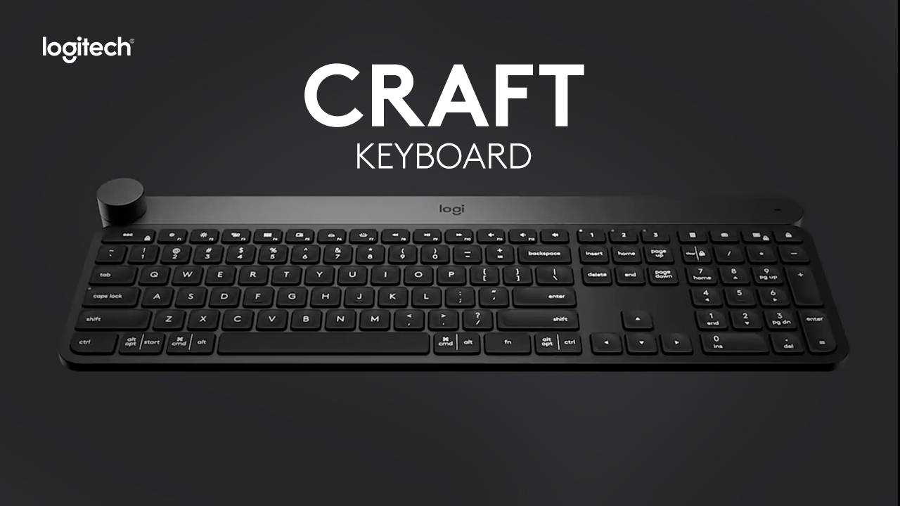 Best Buy Logitech Craft Wireless Keyboard Dark Gray And Aluminum 920