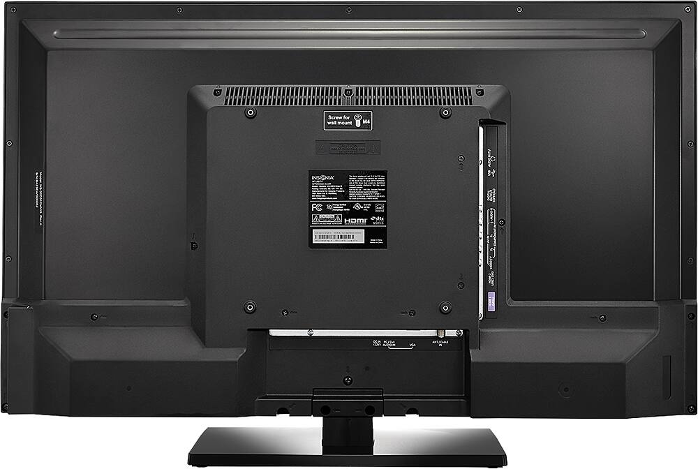 Back. Insignia™ - 32" Class (31-1/2" Diag.) - LED - 720p - HDTV - Black.
