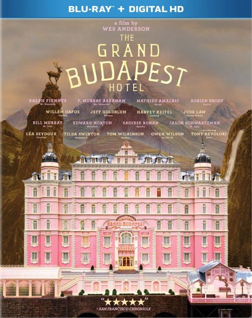 Front Standard. Grand Budapest Hotel [Includes Digital Copy] [Blu-ray] [2014].