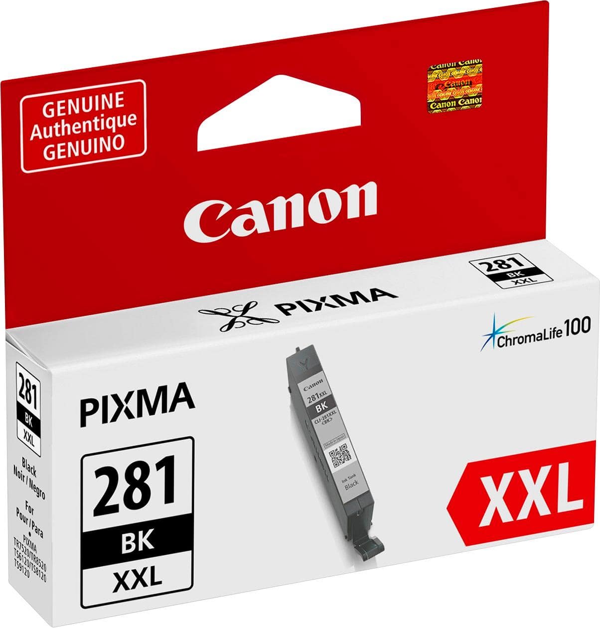 Customer Reviews: Canon CLI-281 XXL High-Yield Black Ink Cartridge ...