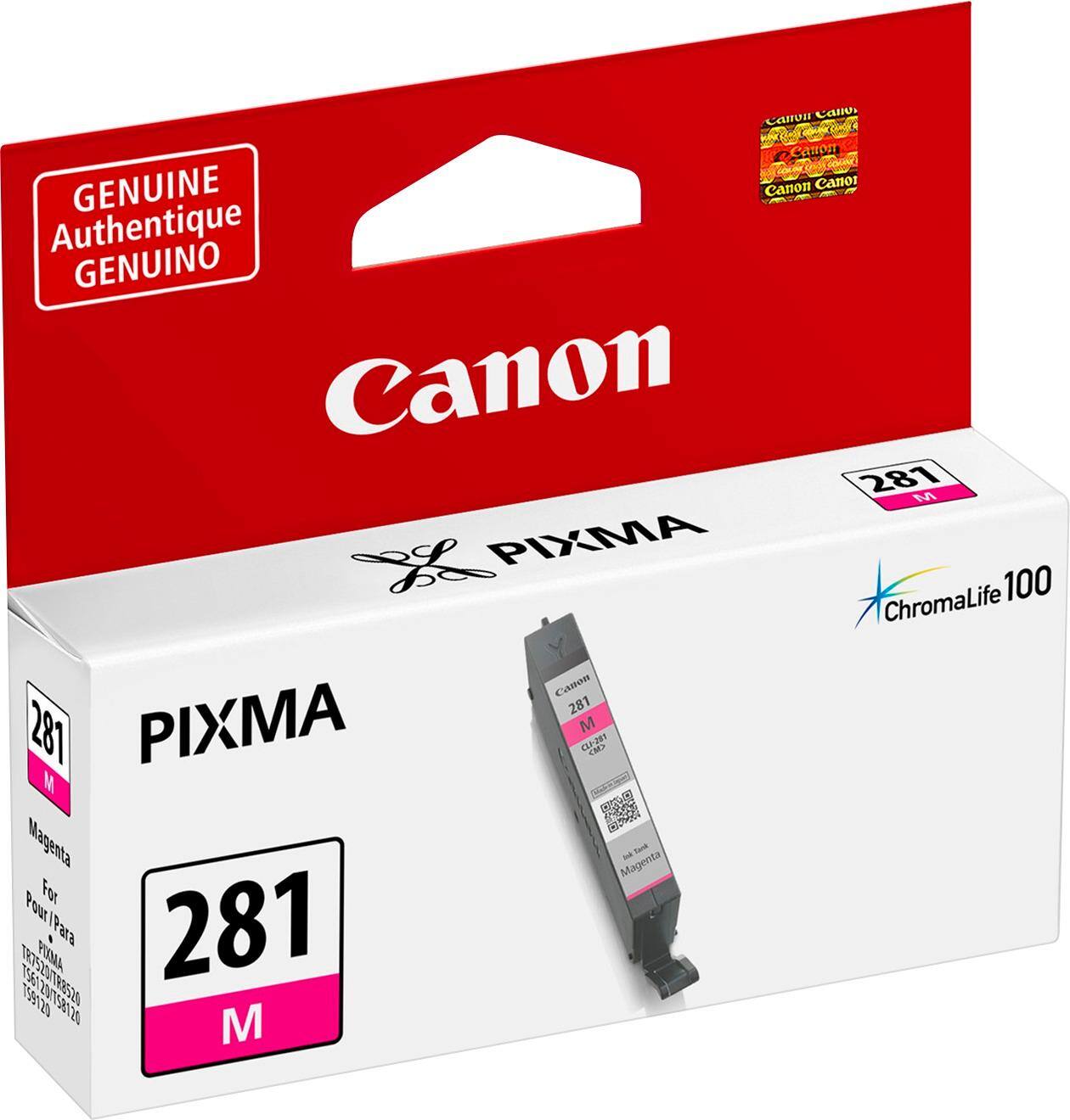 Alt View 11. Canon - CLI-281 Standard Capacity - Magenta Ink Cartridge - Magenta.