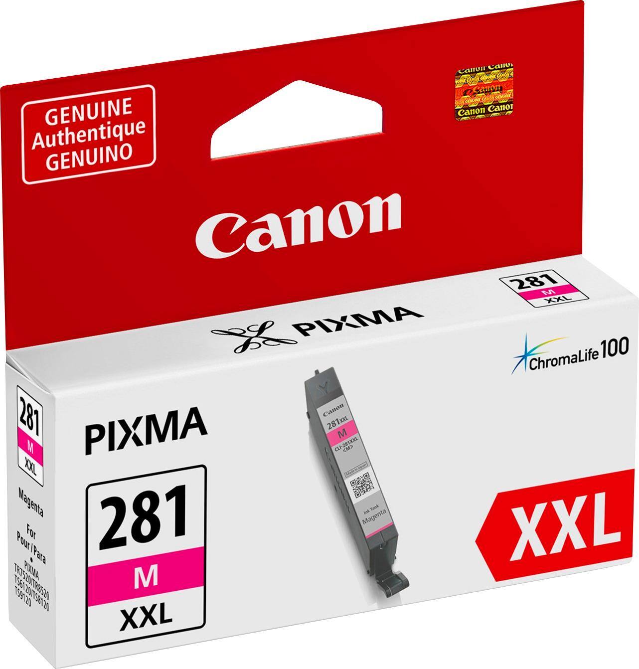 Alt View 11. Canon - CLI-281 XXL High-Yield - Magenta Ink Cartridge - Magenta.
