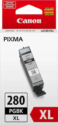 Front. Canon - PGI-280 XL High-Yield Ink Cartridge - Black.