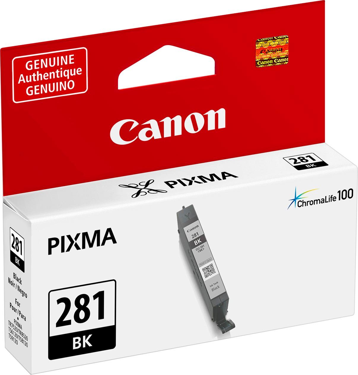 Best Buy: Canon CLI-281 Standard Capacity Black Ink Cartridge Black 2091C001