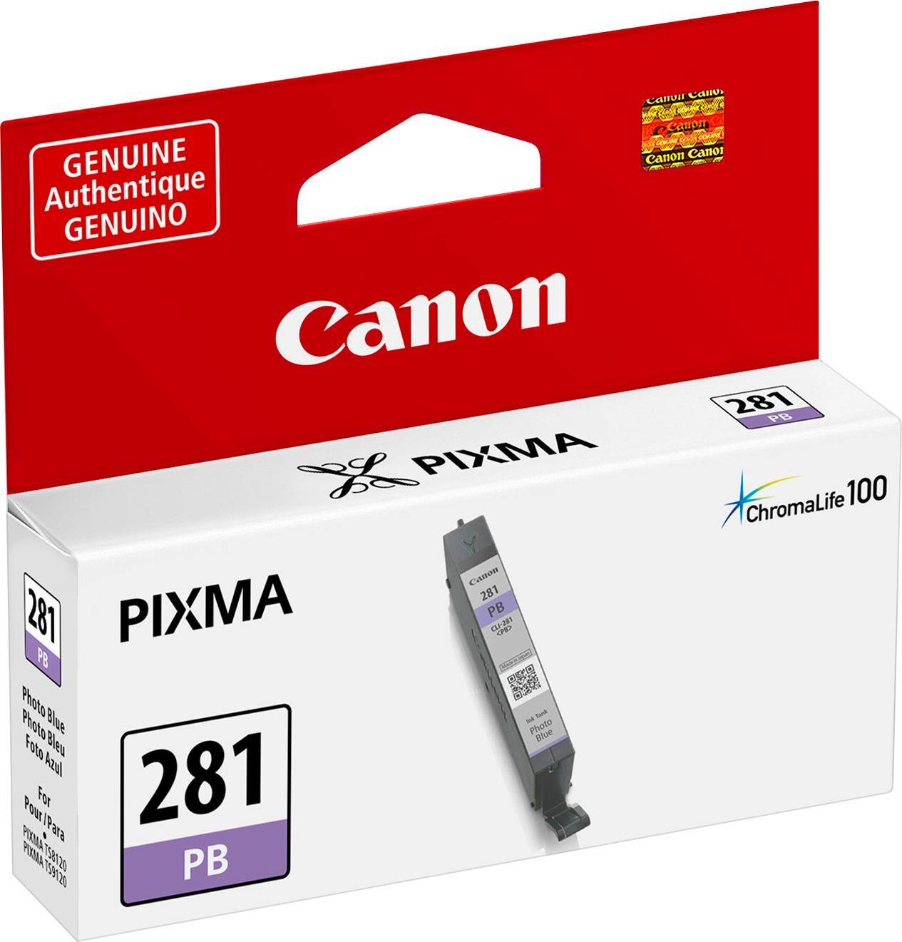 Alt View 11. Canon - CLI-281 Standard Capacity - Photo Blue Ink Cartridge - Photo Blue.