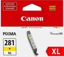 Canon - CLI-281 XL High-Yield - Yellow Ink Cartridge - Yellow - Front_Zoom