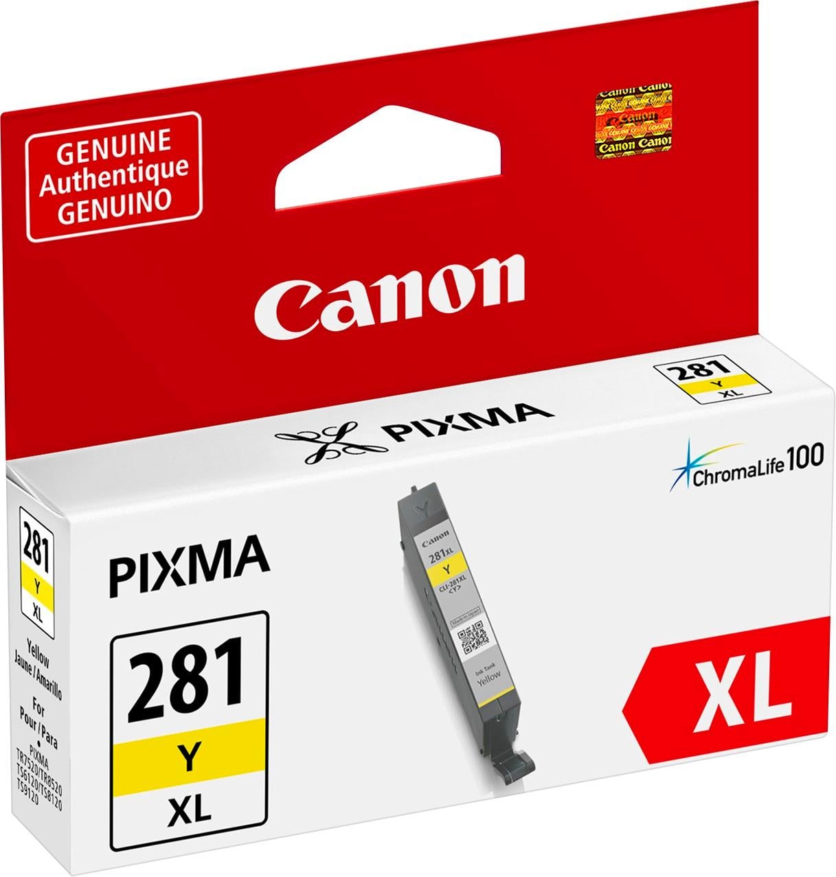 Alt View 11. Canon - CLI-281 XL High-Yield Ink Cartridge - Yellow.