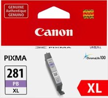 Canon - CLI-281 XL High-Yield - Photo Blue Ink Cartridge - Photo Blue - Front_Zoom