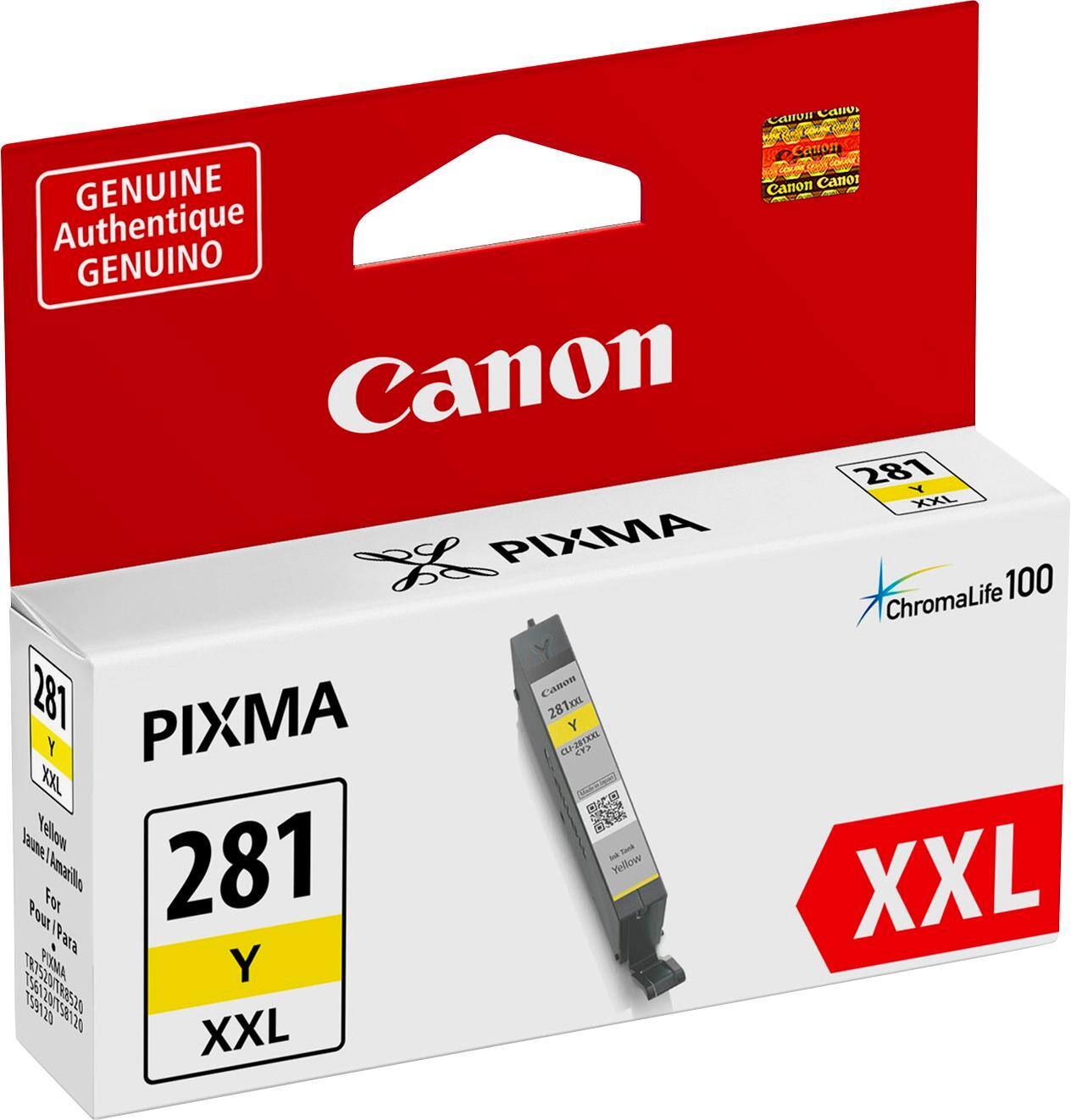 Alt View 11. Canon - CLI-281 XXL High-Yield - Yellow Ink Cartridge - Yellow.