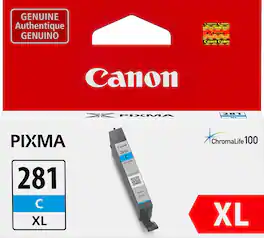 Canon - CLI-281 XL High-Yield Ink Cartridge - Cyan