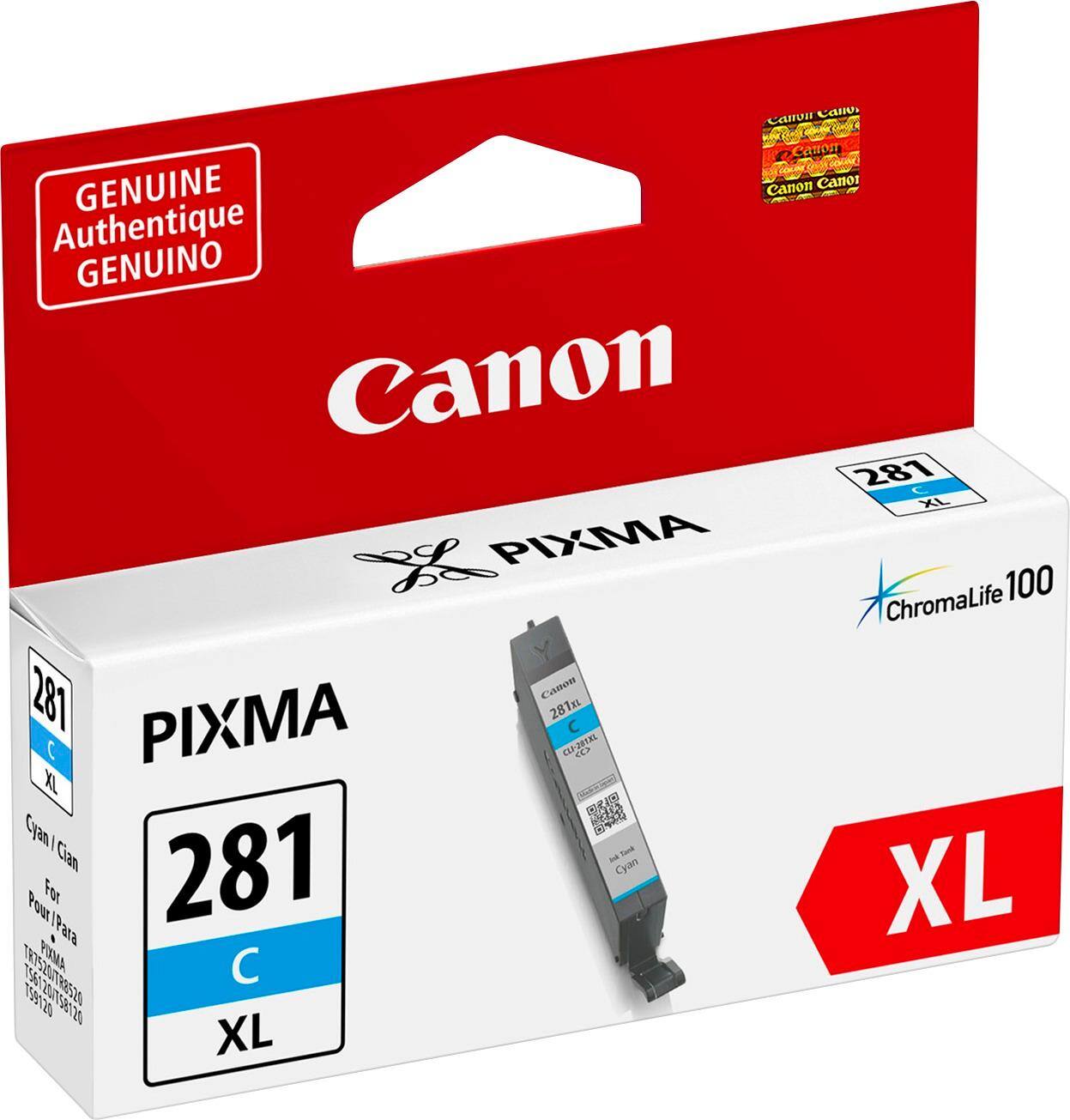 Alt View 11. Canon - CLI-281 XL High-Yield Ink Cartridge - Cyan.