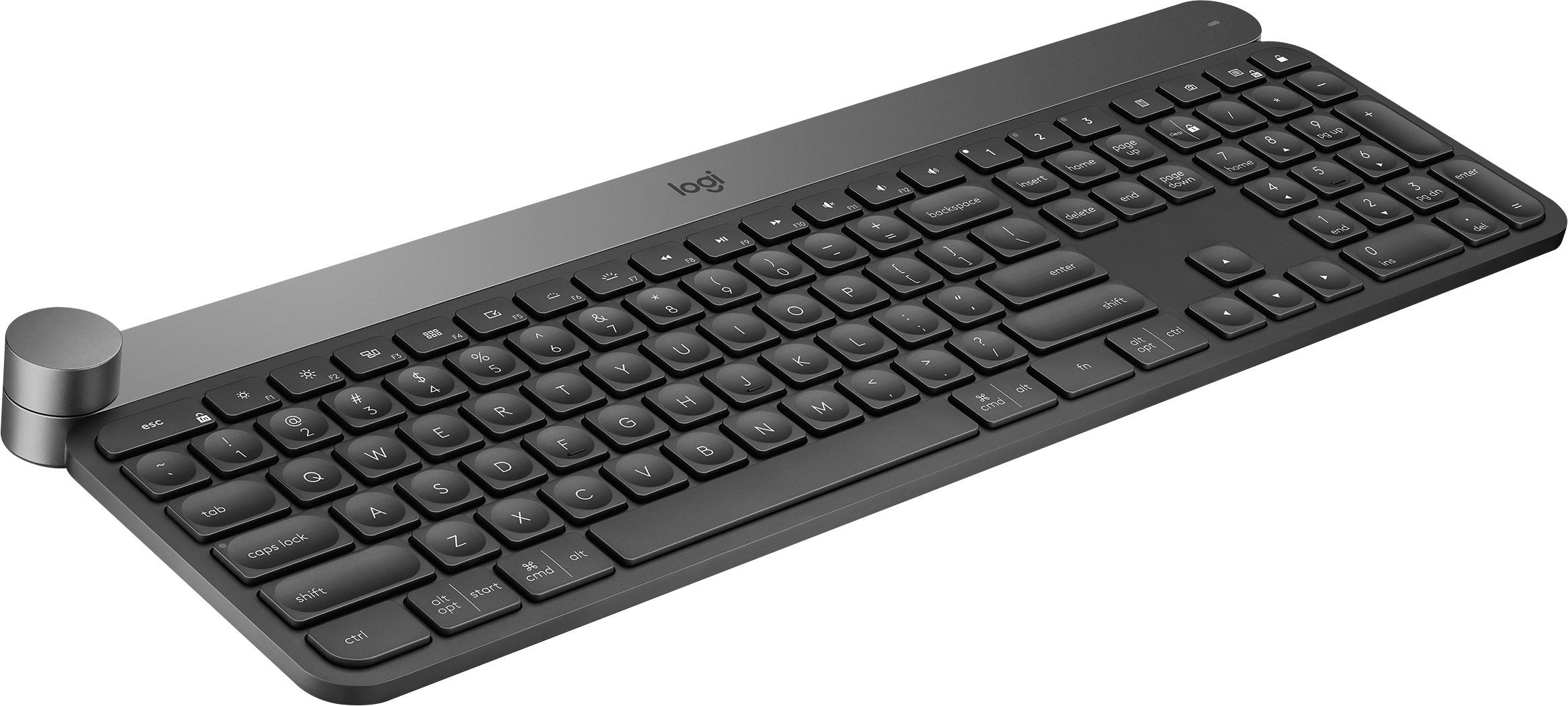 Best Buy: Logitech Craft Wireless Keyboard Dark gray and aluminum 