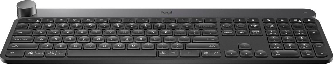 Best Buy: Logitech Craft Wireless Keyboard Dark gray and aluminum 