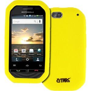 Alt View Standard 20. Empire - Soft Silicone Case Cover for Motorola I867 - Yellow.