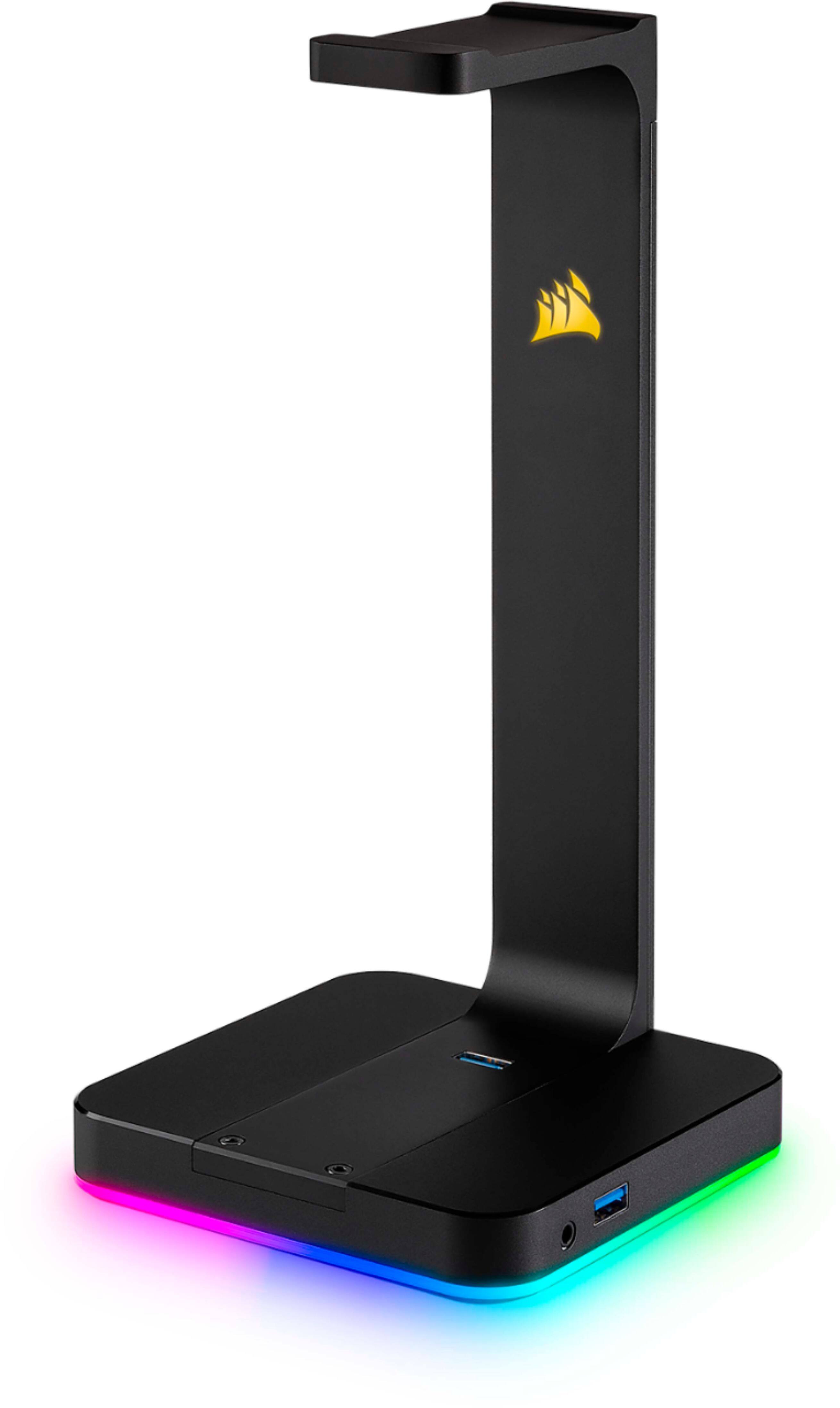 Alt View 11. CORSAIR - Gaming ST100 RGB Premium Headset Stand - Black.