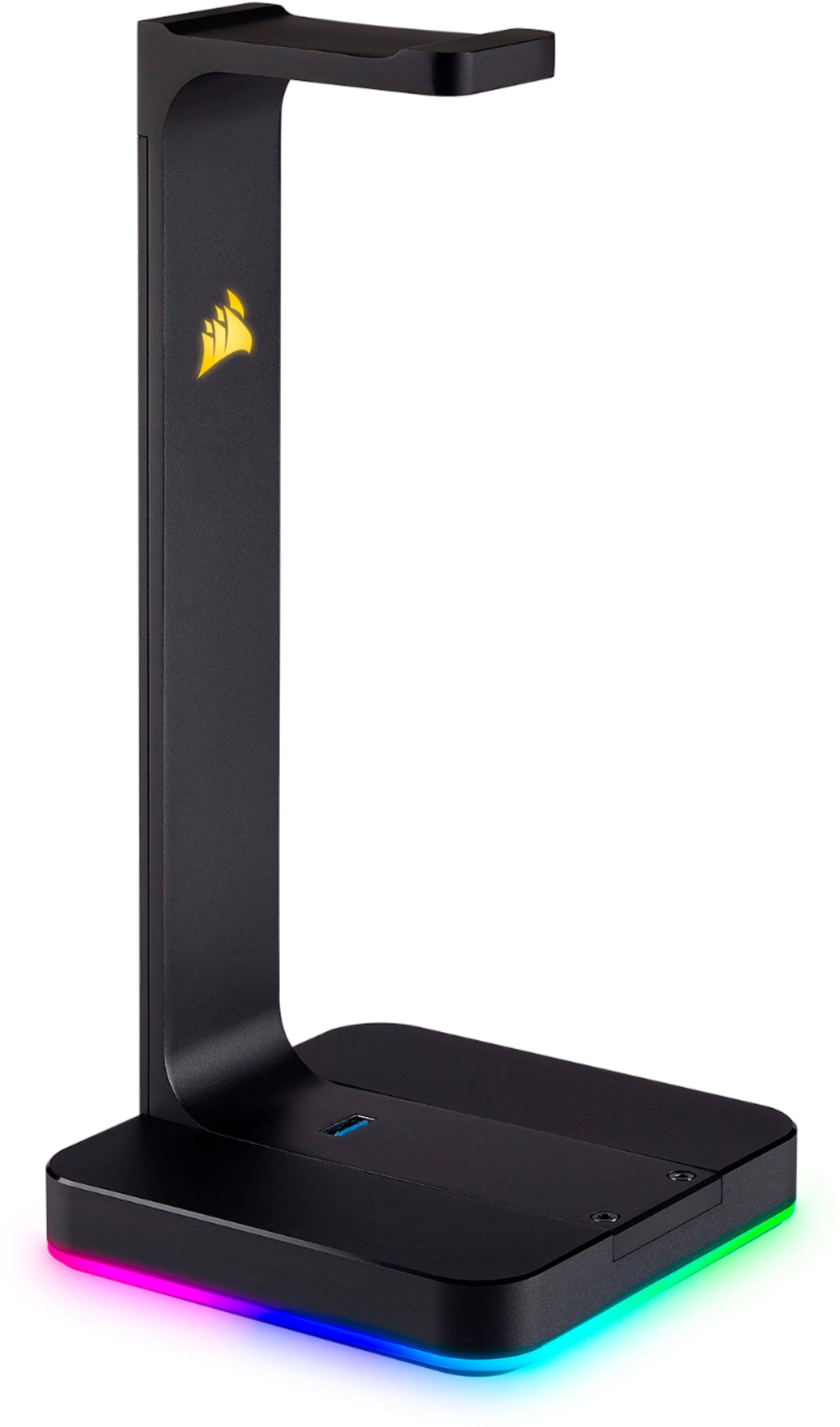 Alt View 12. CORSAIR - Gaming ST100 RGB Premium Headset Stand - Black.