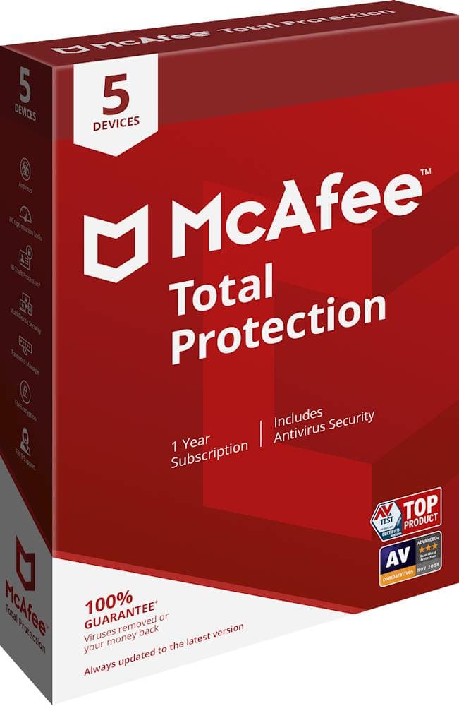 Latest Updates Download McAfee Total Protection 2019 One User 12 Month