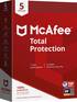 McAfee Total Protection (5 Devices) (1-Year Subscription) Android|Mac ...