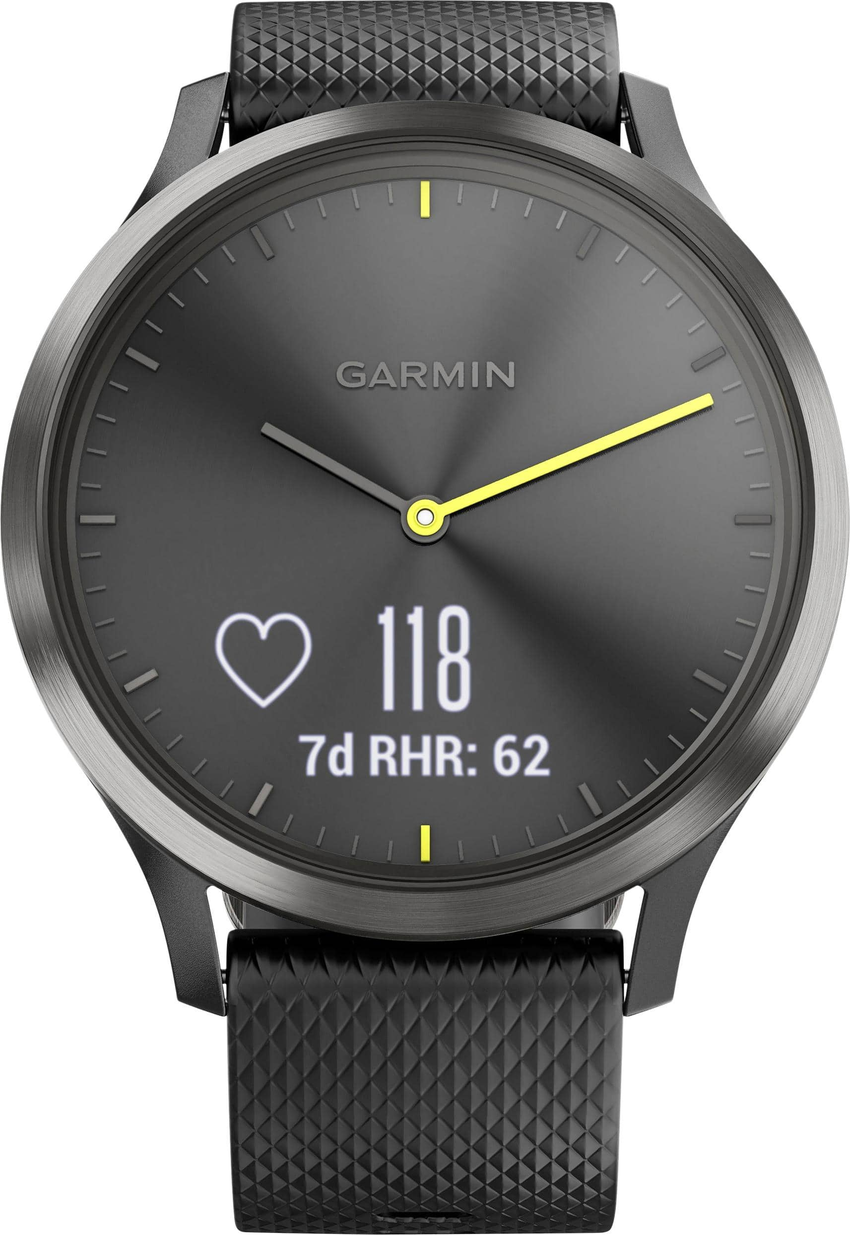 Best Buy: Garmin vívomove HR Sport Hybrid Smartwatch Black