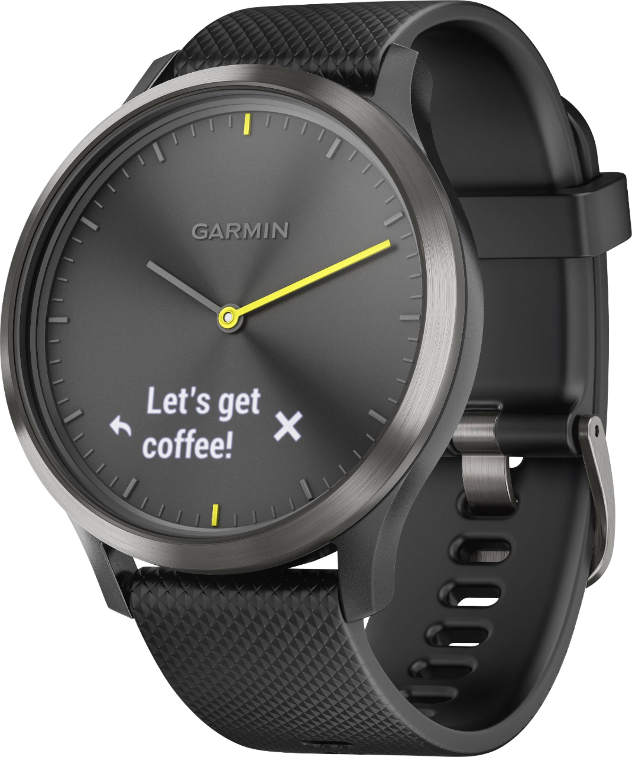 HR Smartwatch Sport vívomove Garmin Buy: Black 010-01850-11 Hybrid Best