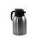 Front. MegaChef - MegaChef 2.11 Quart Stainless Steel Thermal Beverage Carafe for Coffee and Tea - Silver and Black.