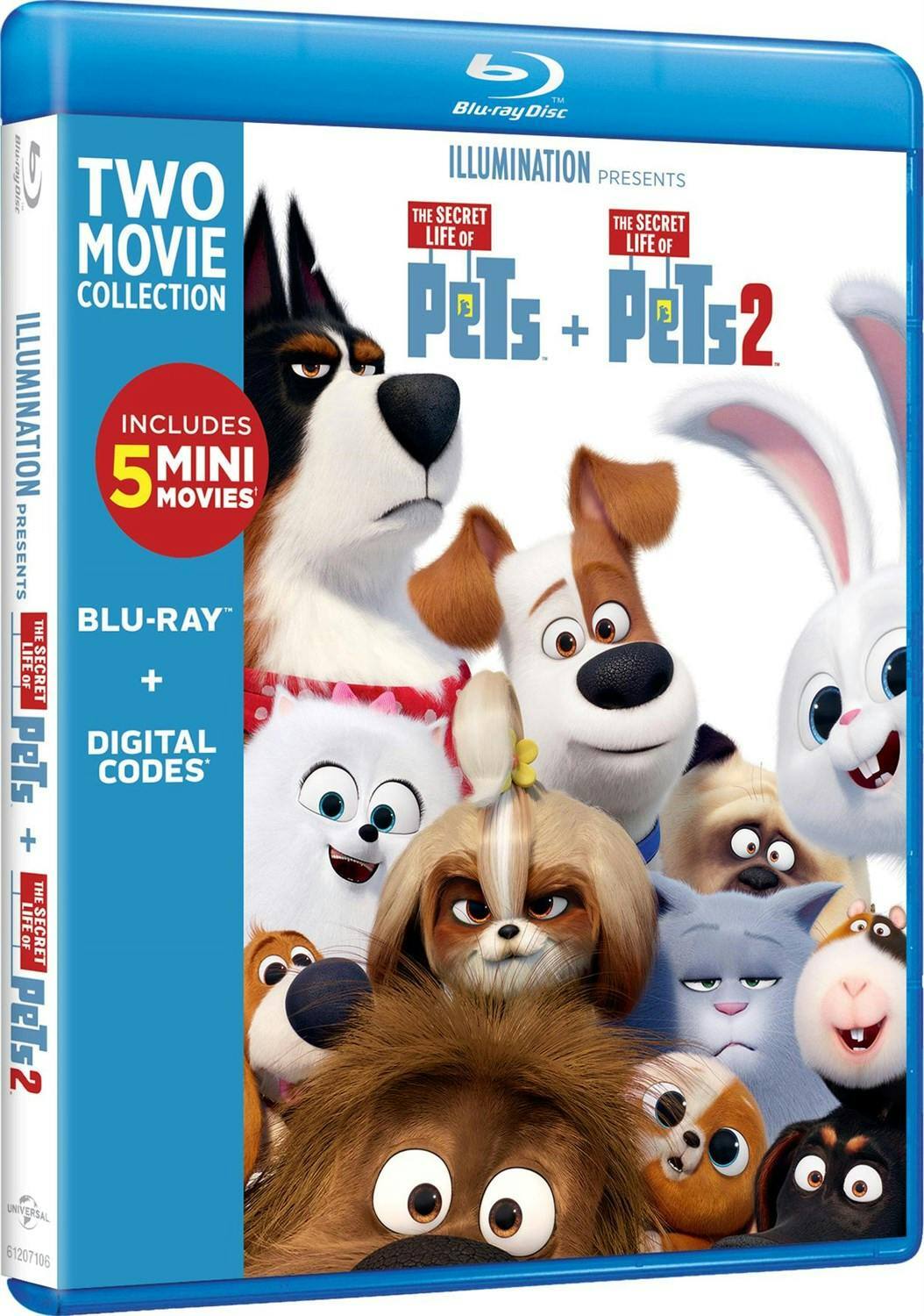 Angle. The Secret Life of Pets 1 & 2 (Blu-ray Double Feature) [Blu-ray].