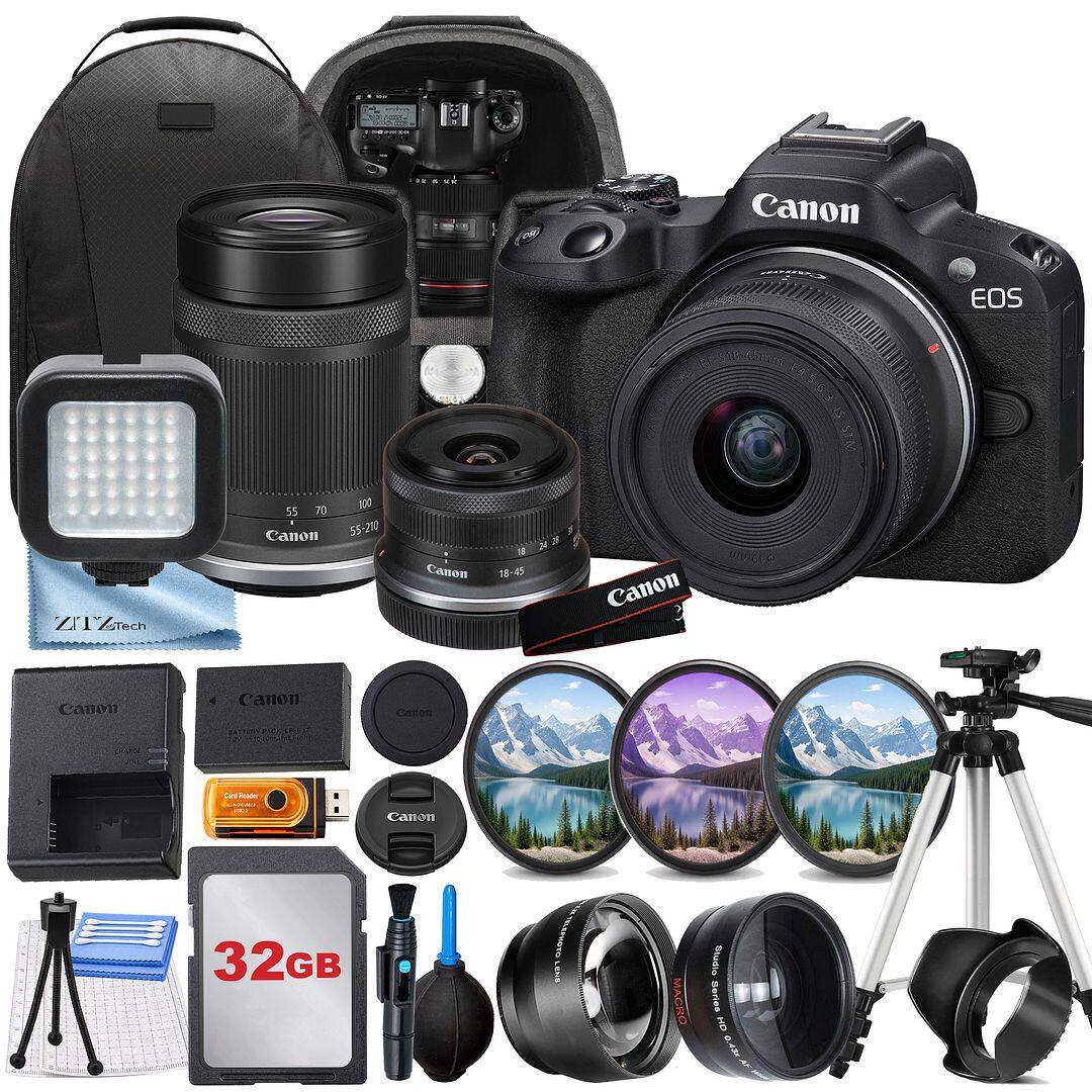 Canon  
ZITZTech  
70 100 55 Canon 55-210  
Canon  
Canon RUSSORIES (4563 IS'SEM 18 24.28 waste 18-45 Canon  
EOS  
Canon  
Canon  
Canon  
Card Reader  
Canon  
32GB  
MACRO  
Studie Serios HD 0.43x AF