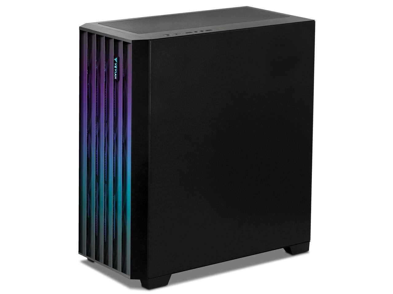 Alt View 4. YEYIAN - Yeyian Gaming Desktop Phoenix Intel Core Ultra 7 265F RTX 5070 AI 32GB DDR5 2TB SSD - Black.
