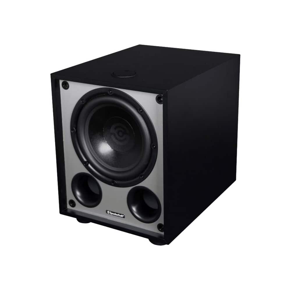 Best Buy SpeakerCraft 12" 250W Powered Subwoofer Gray/black ASM99012