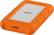 Angle. LaCie - Rugged 4TB External USB-C, USB 3.1 Gen 1 Portable Hard Drive - Orange/Silver.