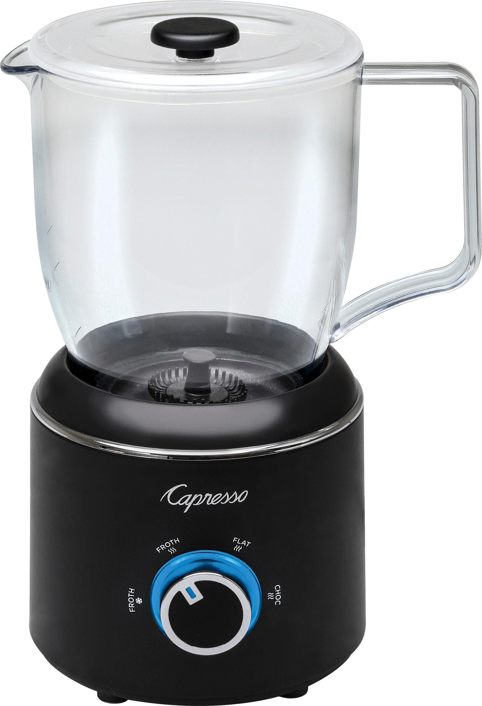 Front. Capresso - froth Control Automatic Milk Frother - Black.