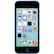 Front. Apple - Pre-Owned iPhone 5C 4G LTE with 8GB Memory Cell Phone (Unlocked) - Blue.